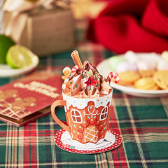 Gingerbread Mug Pop-Up Card