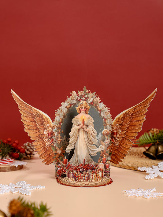 Christmas Angel Gatefold Card