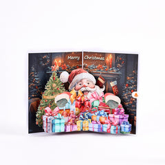 Christmas Fireplace Pop-Up Card