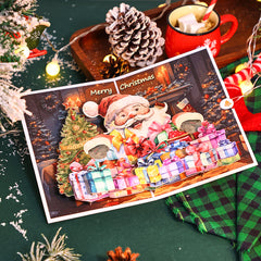 Christmas Fireplace Pop-Up Card