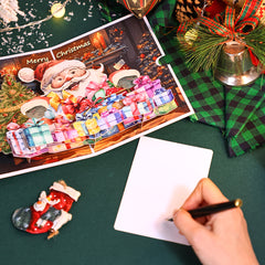 Christmas Fireplace Pop-Up Card