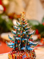 Starry Christmas Tree Pop-Up Card