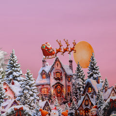 Reindeer in Snow Greeting Card