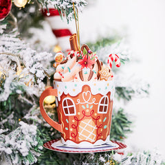 Gingerbread Mug Pop-Up Card