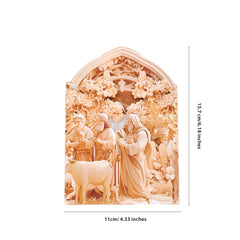 Nativity Scene Gatefold Card
