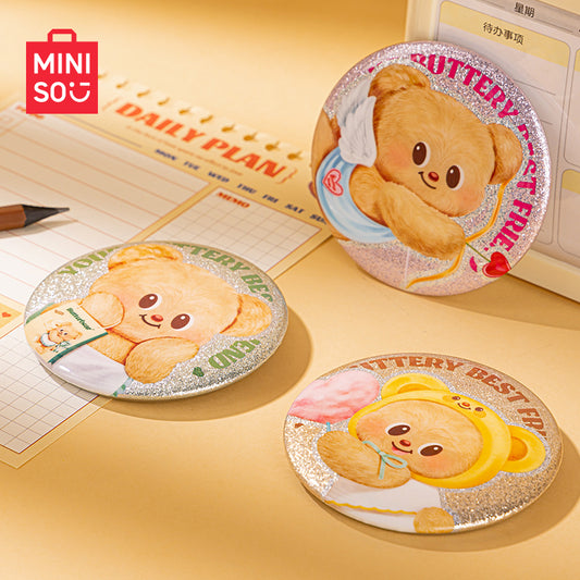 Deli HY823 Butter Bear Cute Large Badge (Mixed)