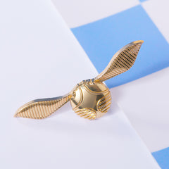 Harry Potter Series Hedwig and Golden Snitch Badge