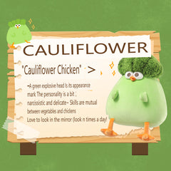 Dun Chicken Series - 11” Vegetable Chicken Plush
