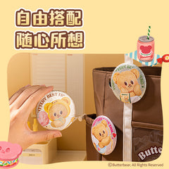Deli HY823 Butter Bear Cute Large Badge (Mixed)