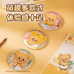 Deli HY823 Butter Bear Cute Large Badge (Mixed)