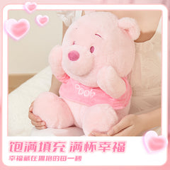 Disney Pink Series Face-Holding Plush - Winnie