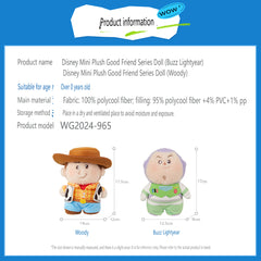 Disney Mini Fuzzy Friends Series Plush (Woody)