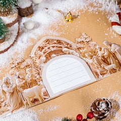 Nativity Scene Gatefold Card