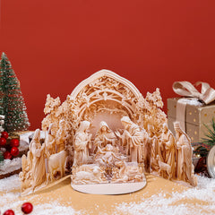 Nativity Scene Gatefold Card