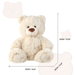 Gift Bear Series - Obedient Sitting Plush Toy (Khaki)