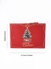 Starry Christmas Tree Pop-Up Card