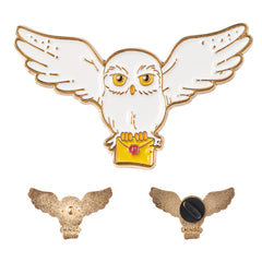Harry Potter Series Hedwig and Golden Snitch Badge
