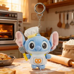 Disney Stitch Baking Plush Keychain (Stitch)