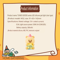 TUNEE GOODS LED Silicone Tap Light (Star)