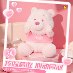 Disney Pink Series Face-Holding Plush - Winnie