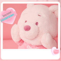 Disney Pink Series Face-Holding Plush - Winnie