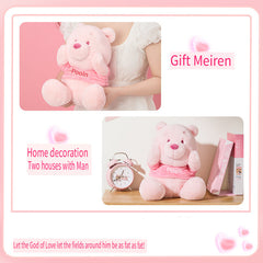 Disney Pink Series Face-Holding Plush - Winnie