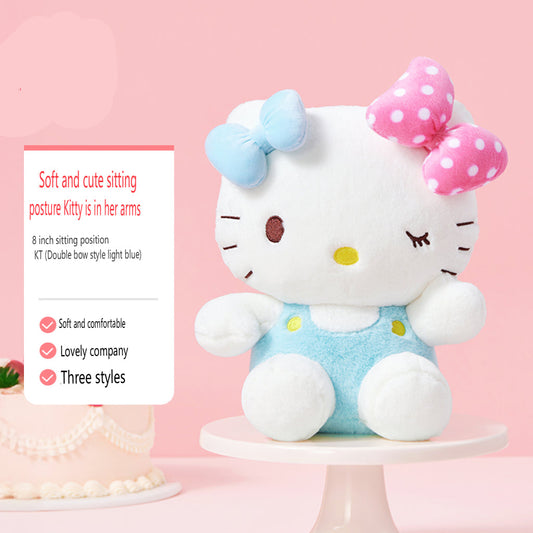 8-Inch Sitting KT - Double Bow Edition (Light Blue)