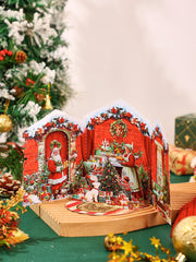 Vintage Christmas Gatefold Card