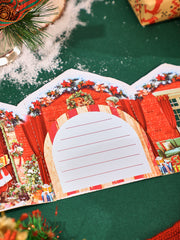 Vintage Christmas Gatefold Card