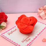 3D Rose Flower Greeting Card