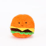 Hamburger Plush Keychain
