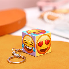 Emoji Cube Keychain