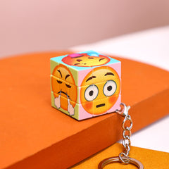 Emoji Cube Keychain