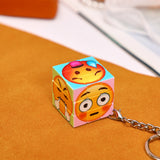 Emoji Cube Keychain