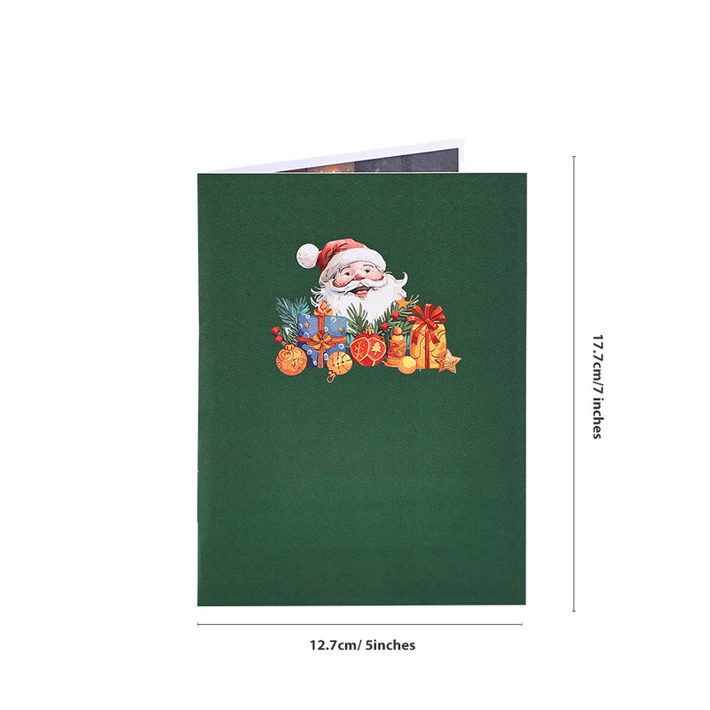Christmas Fireplace Pop-Up Card