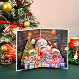 Christmas Fireplace Pop-Up Card