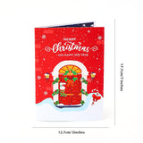 温馨圣诞小屋立体贺卡