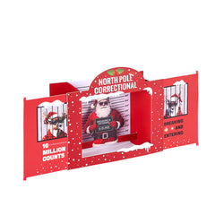 North Pole Correctional — Funny Santa Jail Christmas Card