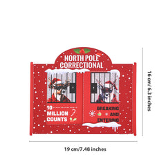 North Pole Correctional — Funny Santa Jail Christmas Card