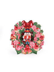 Nutcracker Wreath Ornament Card