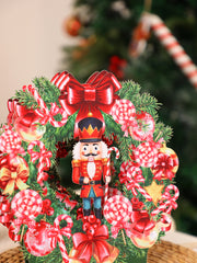 Nutcracker Wreath Ornament Card