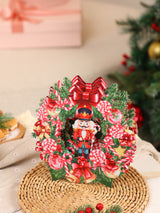 Nutcracker Wreath Ornament Card