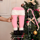 Pink Santa's Butt Christmas Tree Decoration