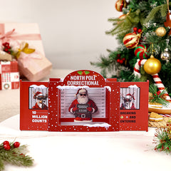 North Pole Correctional — Funny Santa Jail Christmas Card