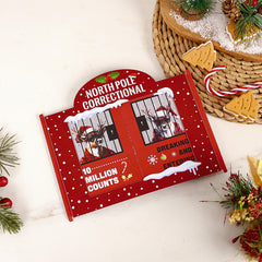 North Pole Correctional — Funny Santa Jail Christmas Card