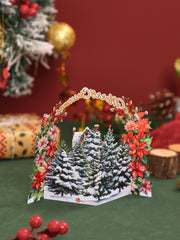 Forest Cabin Pop-Up Christmas Card