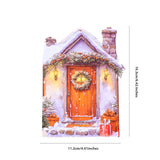 水彩猫折叠卡片