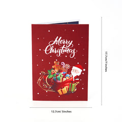 Flying Sleigh Pop-Up Card