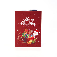 Flying Sleigh Pop-Up Card