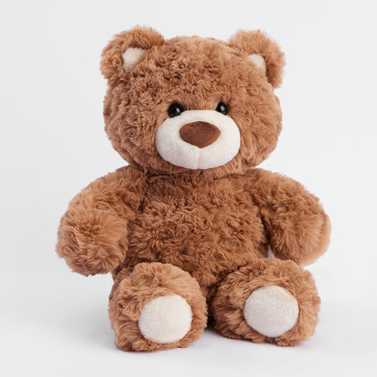 Gift Bear Series - Obedient Sitting Plush Toy（Brown）